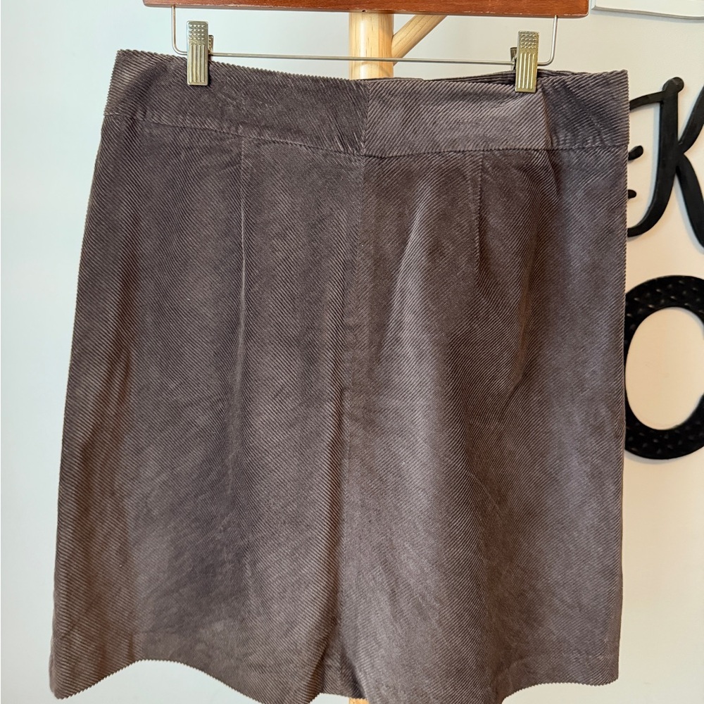 Talbots Brown Corduroy Pencil Skirt Women’s Size 12 Stretch Preppy Capsule - Picture 3 of 6